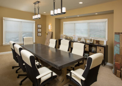 Office Addition & Remodel Conference Table with Wine Holder Kenny Rd Columbus