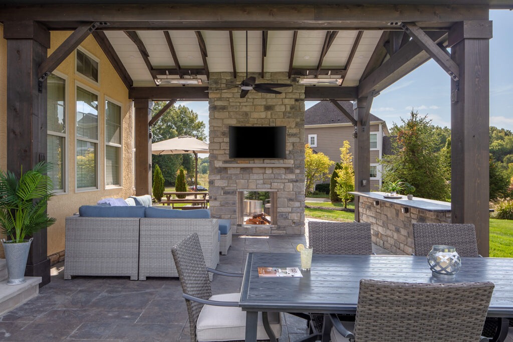 Outdoor living addition